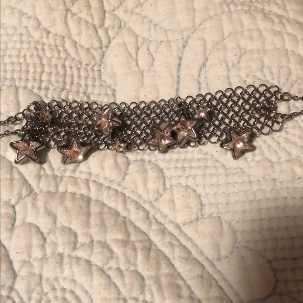 Swarovski dangling stars bracelet